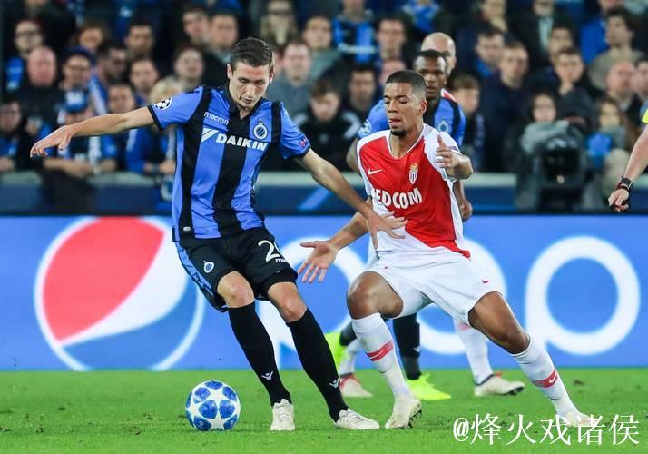 欧冠小组赛第六轮：布鲁日主场失利